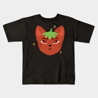 Strawberry Flame Kids T-Shirt